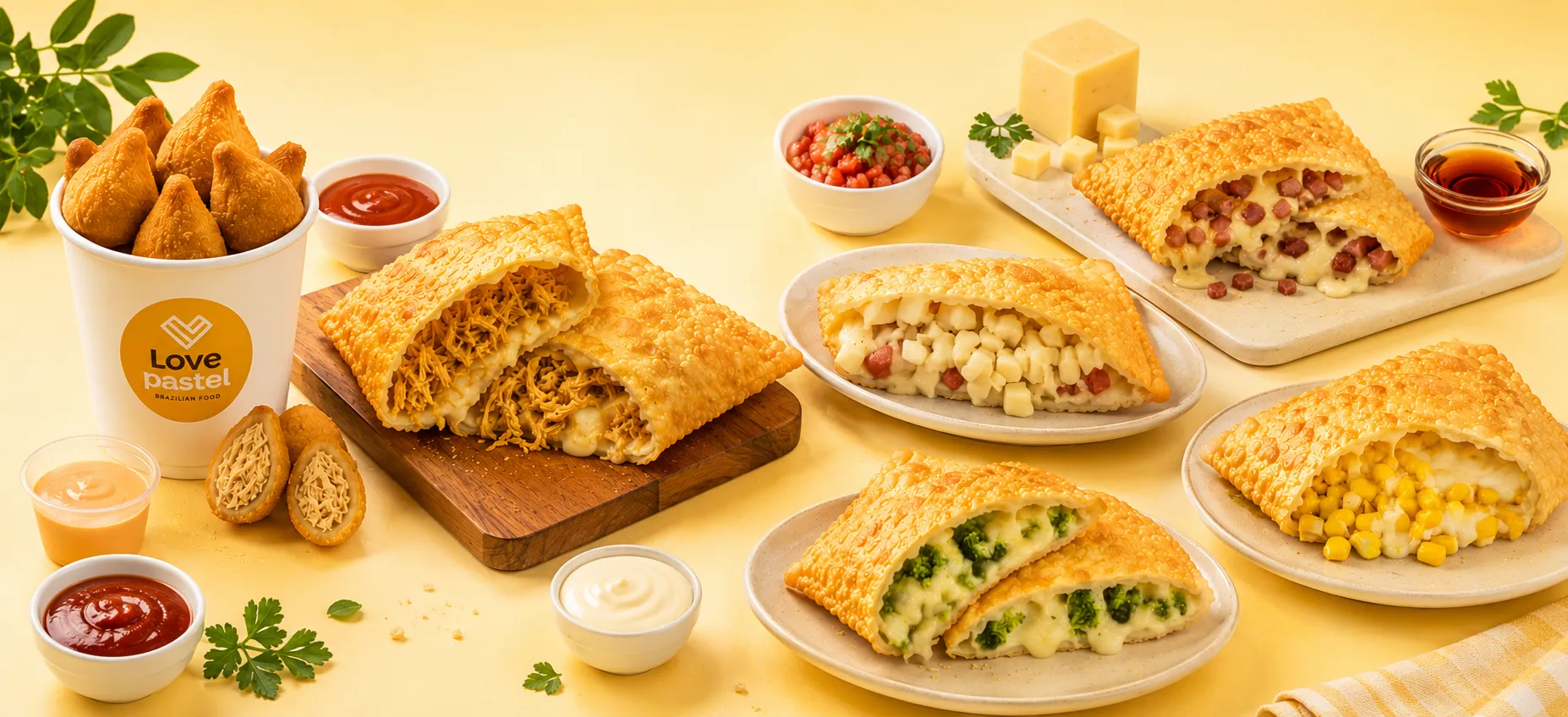 Authentic Brazilian street food at Love Pastel, a Brazilian restaurant in downtown London, Ontario